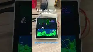 Growatt Energy Monitor with RS485 and ESP32