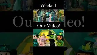 Side By Side Wicked Stop Motion!!!! #shorts #disney #wicked #nuimos