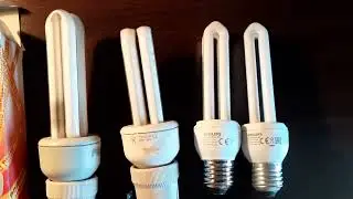 Коллекция люминесцентных ламп 2x 14w экономичные cfl 2U, HEMA, цоколь E27 Philips, свет