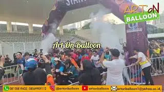 CO2 JET & BALON GATE START FINISH PROSESI PELEPASAN GERAK JALAN-ART ON BALLOON 08158819432