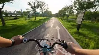 DJI Osmo Action2 Test 4K | Cycling at Sejong Lake Park