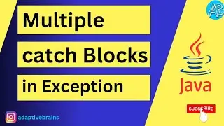 multiple catch blocks in java