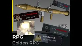 300 Subscriber Special with Admin P2W Gold RPG. (Roblox Criminality)