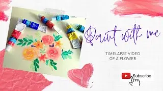 Painting watercolor flower | Precious Lines