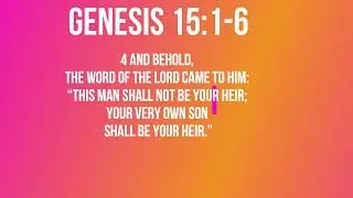 He Believed the LORD (Genesis 15:1&ndash;6)  Mission Blessings