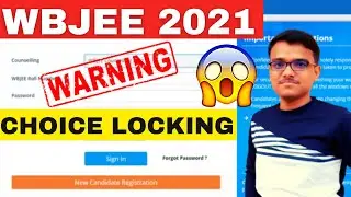 Don't Do This Mistake 😱😱 | WBJEE 2021 Choice Filling | WBJEE 2021 Counselling