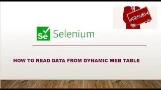 How to read data from Dynamic WebTable