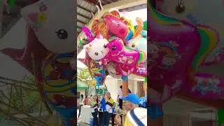 Balloons On Our Barangay Fiesta Philippines 🎈🎈🇵🇭 #akoaymaylobo #balloons #lobo #balloon
