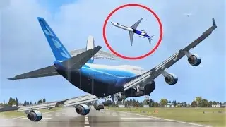 HURRICANE CONDITIONS in Flight Simulator X! (Multiplayer CHAOS)