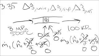 Thermodynamics: Open System Energy and Entropy Balance on a Throttling Device