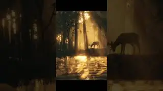 The golden deer of high honor in Red Dead Redemption 2 #arthurmorgan #rdr2#highhonor