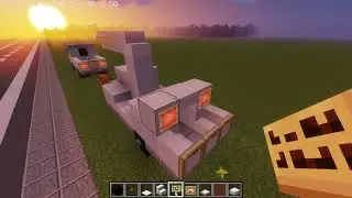 Minecraft Wood Chipper and Truck Tutorial