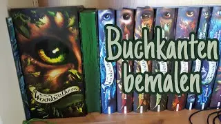 Buchkanten bemalen || DIY
