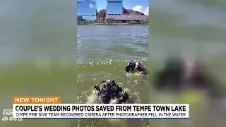 Arizona couple's wedding photos saved from Tempe Town Lake
