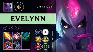 Evelynn Jungle vs Nocturne - KR Diamond Patch 25.24