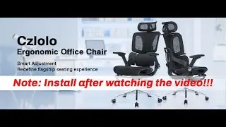 Ergonomic Mesh Office Chair Installation Video