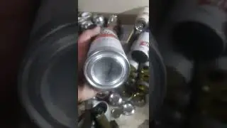 mis vasos con latas de 473ml