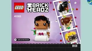 40383 Wedding Bride LEGO&reg; Brickheadz Manual at the Brickmanuals Instruction Archive