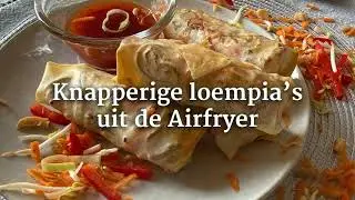 Knapperige loempia's uit de Airfryer