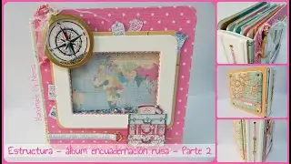 Estructura - Álbum encuadernación rusa - PARTE 2