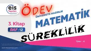 SÜREKLİLİK, 12. Föy ÖDEV, 12. Sınıf Matematik AYT EİS DAF 3. Kitap Mavi Set