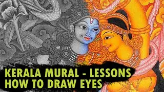Learn Kerala Mural - Chapter 1 | Eyes by Adarsh Sreelakam