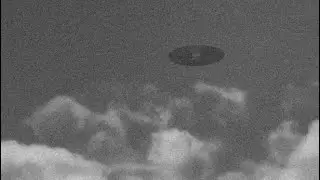 UFO chasing cars In a parking lot.