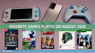 Favorite Games Played on August 2020