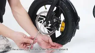 ISINWHEEL U1 Folding Electric Bike Assembly Tutorial!-GleeRide