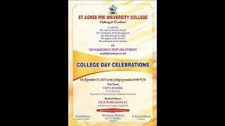 ST AGNES PUC - COLLEGE DAY 2023