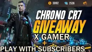 🔴FREE FIRE LIVE GIVEAWAY CR7 CHARACTER & 5000 DIAMONDS - CRISTIANO RONALDO |