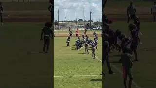 Cy-fair ravens vs mo city jags highlights tackled lost of 3 yards #nfl #youthfootball
