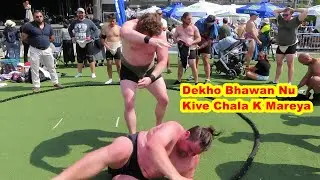 ਗੋਰੇ ਭਲਵਾਨ। // Sumo Wrestling 2025 in Canada. #kabaddiincanada
