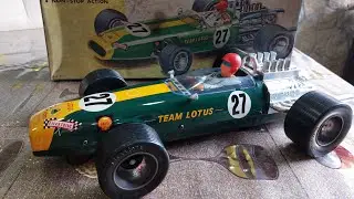 Vintage Toy LOTUS FORD F1 Battery Operated by TADA Japan 1965