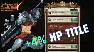 Easily Unlock TOWER CONQUEROR TITLE | Defeat Floor 25 SLATER with 3 SR UNITS | 7DS Grand Cross