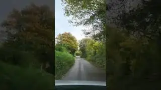 Driving home in our Country Lane Devon 😁