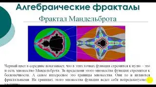 Видеолекция № 8 &laquo;Фракталы&raquo;