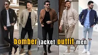 Bomber Jacket Outfit Men | Bomber Jacket Combination | Bomber Jacket | Winter Jacket For Men's