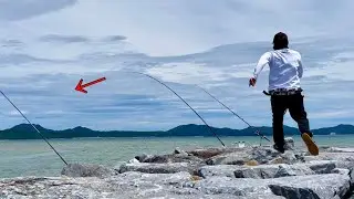 河口でボラ泳がせてみたら…【沖縄釣り　okinawafishing 打ち込み釣り】
