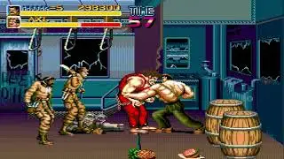 Final Fight MD 0.92 Version - Fan Port Of Arcade Game - Real Hardware Via RetroTink