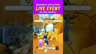 MY FIRST LIVE EVENT ! MALAME AMARALE | Brainrot Evolution #roblox