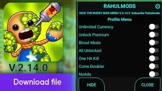 Kick The Buddy v.2.14.0 Mod Menu Apk || Kick the buddy latest mod menu ||Kick the buddy mod apk