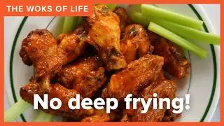 Easy Air Fryer Buffalo Wings! | Crispy, saucy, juicy! | The Woks of Life