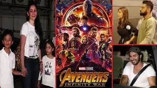 Avengers Infinity War: Varun Dhawan, Sanjay Dutt And Maanyata Dutt With Kids Watch The Movie