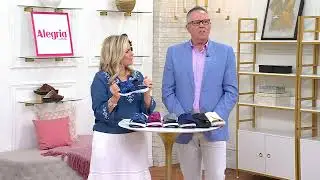 Alegria Dream Fit Adjustable Slide Sandals- Sunnie on QVC