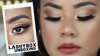 JULY LASHYBOX UNBOXING & TRY ON | FAKE LASH SUBSCRIPTION | MELANIE JENNINGS