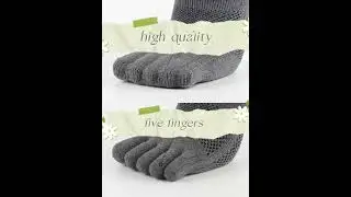 grey yoga sock