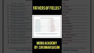 Fathers of Different Fields #biology #father #botany #scientist #science  #maths #chemistry #physics