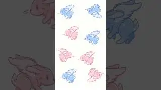 Space bunnies! Do you like them x3? #art #cute #2danimation