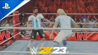 LIONEL MESSI FIGHTS HAALAND AFTER STEALING HIS BALLON DOR